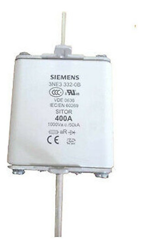 Fusivel Sitor T2 400a Siemens -cód: 746193