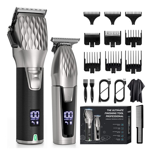 ~? Zaekary Professional Hair Clippers Trimmer Kit, Cordless 