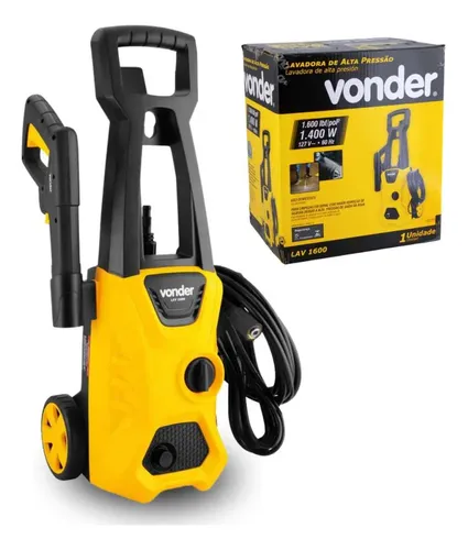 Lavadora Alta Pressão Lav1600 220v Vonder Amarelo 220v 60hz