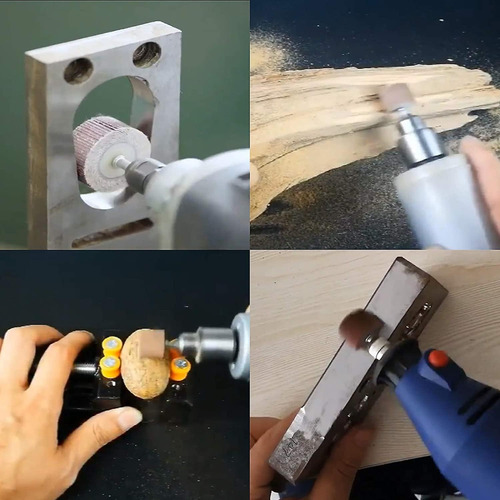 Imagen 4 de 4 de Rueda De Solapa De 20 Piezas, Lija De Grano 80, 100 Lijas Ab