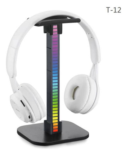 Soporte De Auriculares Luminoso Inferior T11c Con Carga De A