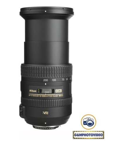 Nikkor Af-s Dx 18-200mm F/3.5-5.6g Ed Vr Ii, Lente Polivalente De Gran Calidad Para Cámaras Nikon