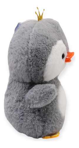 Peluche Pingüino Kinguin Gris Ch Ranizzima