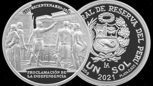 Moneda Bicentenario Proclamación De La Independencia 2021