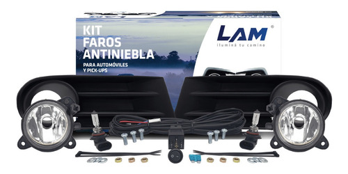 Kit Completo Luces Antiniebla Vw Saveiro Negra 2012 2013