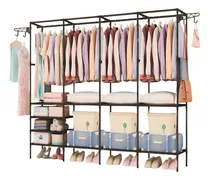 Comprar Closet Aberto Organizador De Roupas Roupeiro 4 Colunas