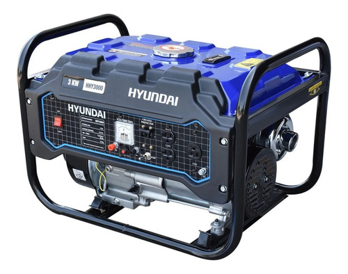 Imagen 2 de 6 de Generador Planta De Luz Hyundai 3,000w 110/220v 7.5hp
