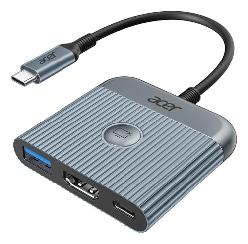 Adaptador Usb C A Hdmi Adaptador Hdmi A Tipo C 4k60hz Con Fu