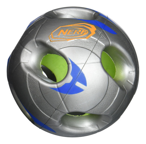 Pelota Bash Nerf Sports, Plateado