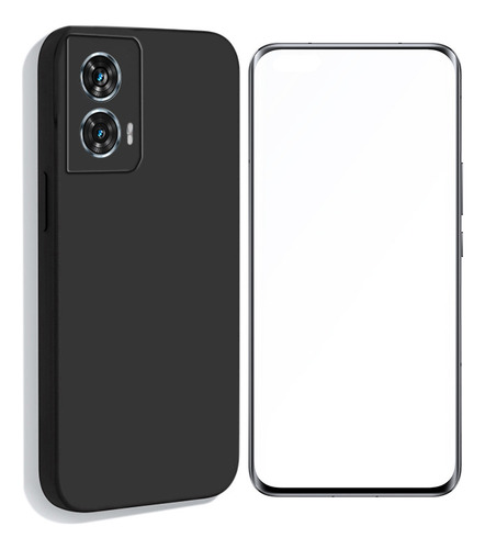 Capa Para Edge 50 Fusion Smooth Soft Shell+mica