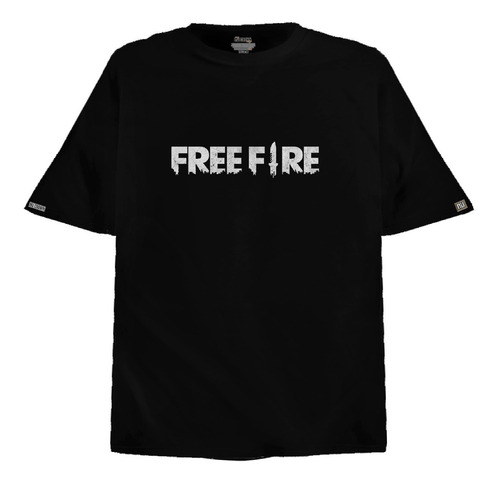 Camiseta Oversize Logo Free Fire Hombre Ecz 