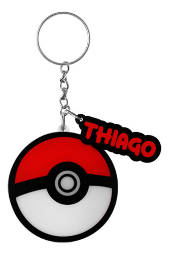 Llaveros Souvenirs Personalizados Con Nombre 3d Pack X30 Pokebola