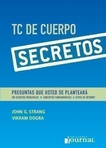 Tc De Cuerpo- Serie Secretos - Strang, John (papel)