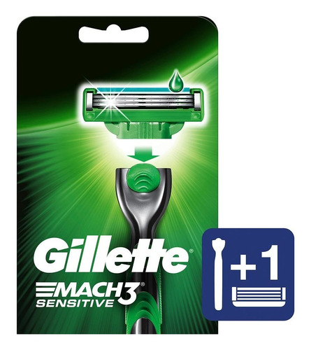 Máquina Recargable Gillette Mach3 Sensitive + Cartucho
