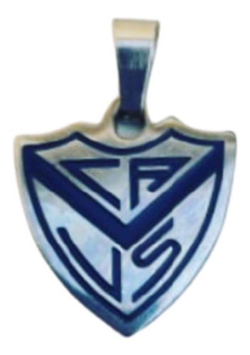 Dije Futbol Escudo Velez - Acero Quirurgico C/ Cadena