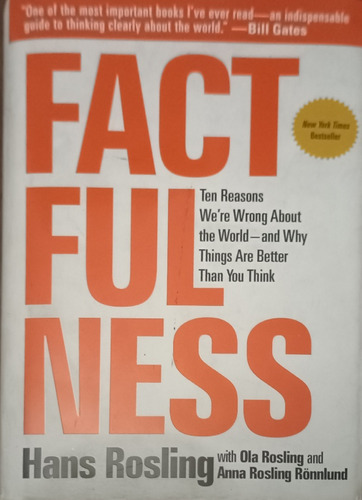 Factfullness Hans Rosling Pasta Dura Libro En Inglés 