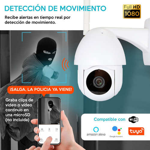 Kit 2 Cámaras Pt Wifi 2mp Con Audio Exterior E70 Duosmart