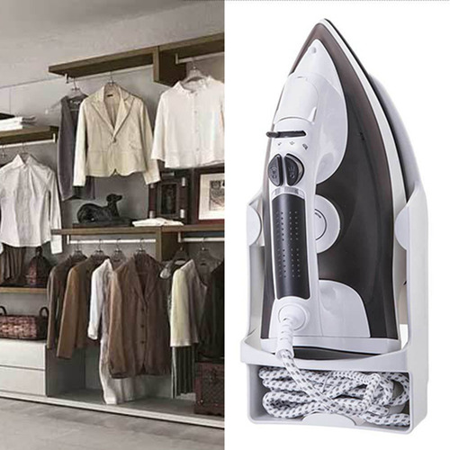 Soporte Para Plancha Con Ganchos Dobles | Montaje En Pared