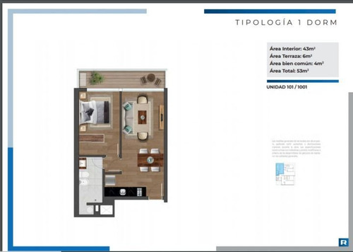 Imagen 6 de 12 de Venta Apartamento De 1 Dormitorio En Urban Punta Carretas Ii
