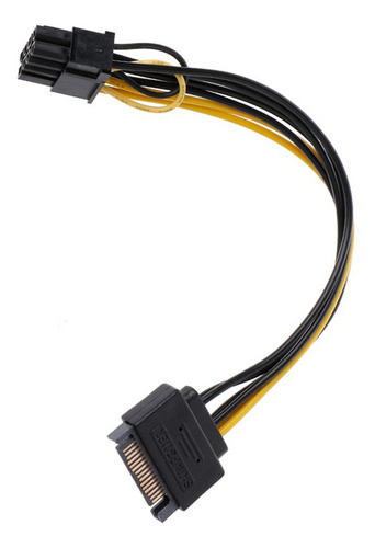 Queenly- Cable De Alimentación Gráfica De 15 Pines A 8 Pines