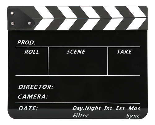 Claqueta Acrílica, 30 X 25 Cm, Director Movie Clappers