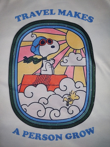 Buzo Snoopy Con Capucha Y Bolsillo
