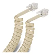 Comprar Cable Espiral Telefónico Plug A Plug Para Auricular 2.1mts