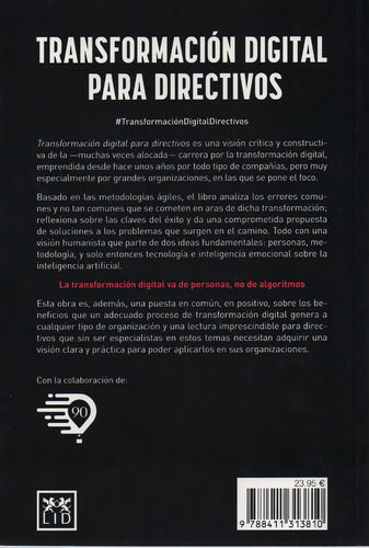 Transformación Digital para Directivos: No aplica, de Zunzunegui, Alejandro De. Serie 1, vol. 1. Editorial Almuzara, tapa pasta blanda, edición 1 en español, 2023