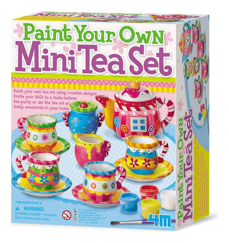 Kit Pinta Tu Propio Set De Té - Niñas Niños - Marca: 4m