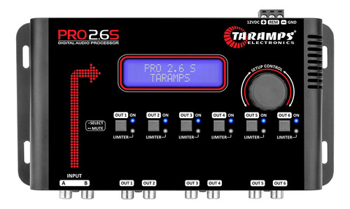 Ecualizador De Procesador De Audio Digital Taramps Pro 2.6 S