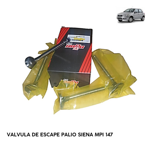 Válvula De Escape Fiat Uno 147 Palio Siena 1.3/8v Mpi