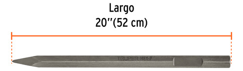 Cincel Punta 20'' Zanco Hexagonal 1 1/8'' Truper 101230