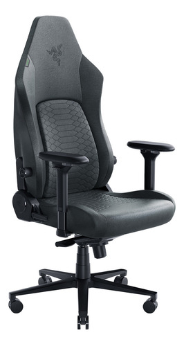 Silla Gamer Razer Iskur V2 Con Soporte Lumbar Incorporado Color Gris oscuro Material del tapizado Tejido funcional