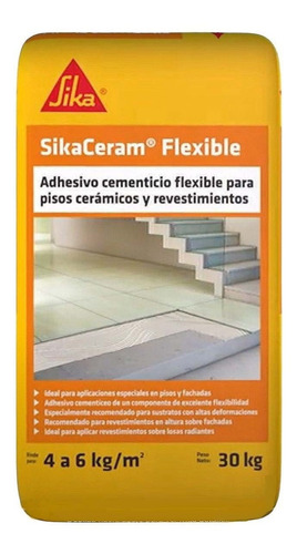 Sikaceram Flexible Losa Radiante Porcelanato Piso Sobre Piso