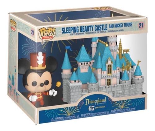 Funko Pop Castillo Sleeping Beauty Y Mickey #21 Pop Town (Usado)