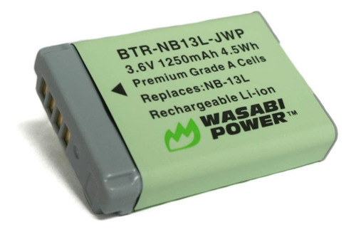 Wasabi Power Nb-13l - Bateria Para Canon Powershot G1 X Mar