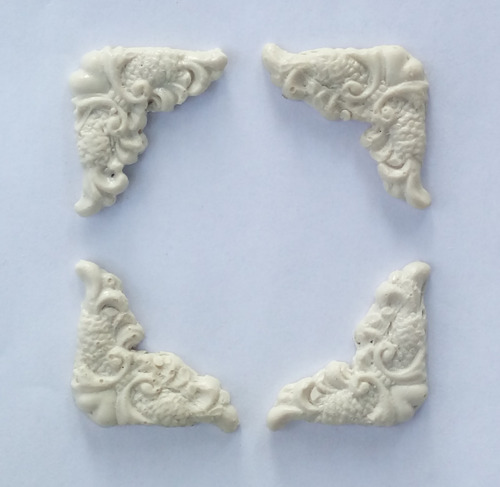 Apliques Vintage De Resina Para Decorar Muebles Marcos X 20u