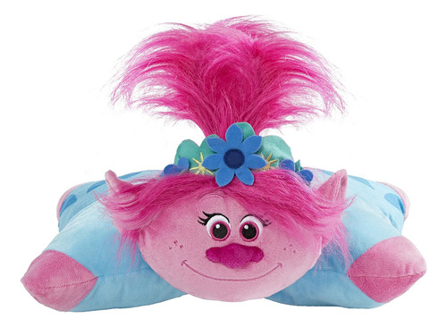 Muñeco De Peluche Rosa Trolls World Tour Poppy, 30 Cm