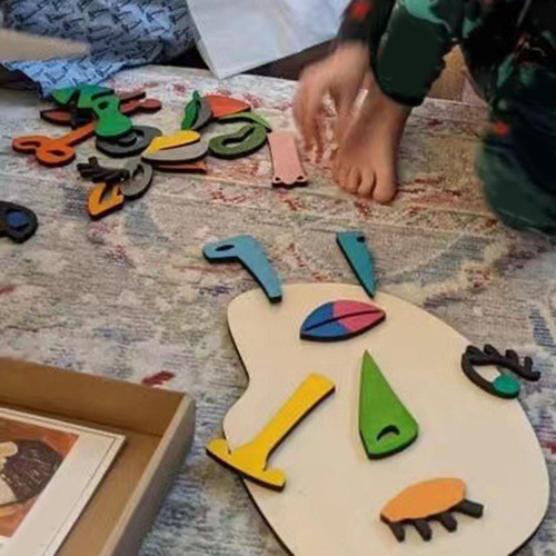 Rompecabezas De Madera Juguete Educativo De Tallo Temprano