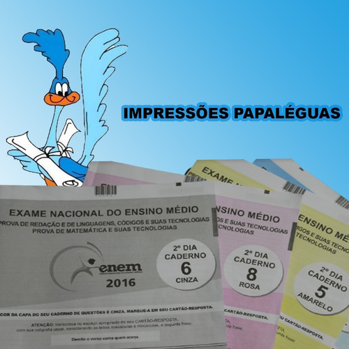 Enem 2020 - Provas 1º E 2º Dias + Gabarito Oficial + Redação