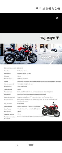 Triumph Street Triple 765