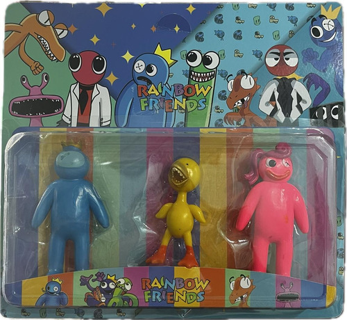 Muñecos Figura De Accion Rainbow Friends X3 Varios Modelos