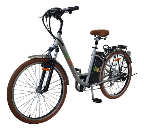 Bicicleta Elétrica Biobike Style Basic Aro 26'' | Cor Prata