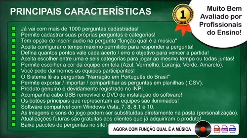 278 PERGUNTAS PARA TORTA NA CARA