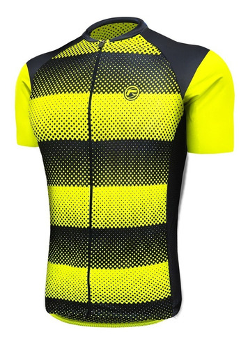 Camisa Ciclismo Barbedo - Raglan Yosemite - Amarelo/preto - 