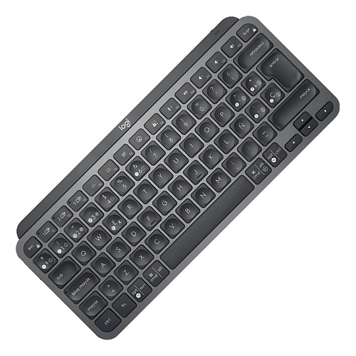 Teclado Logitech Mx Keys Mini 920-010476 Wireless (espanhol) Grafite Espanhol Cinza