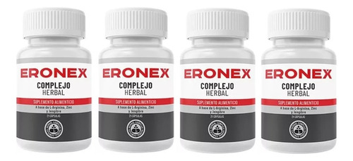 4 Pack Eronex Complejo Herbal Salud  20caps Sfn 4 Pack 