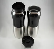 Comprar Coolers Vasos Térmicos De Acero Inoxidable Y Plástico Negro