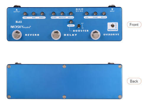 Pedal Of Effect Mosky Audio Rd5 Blue