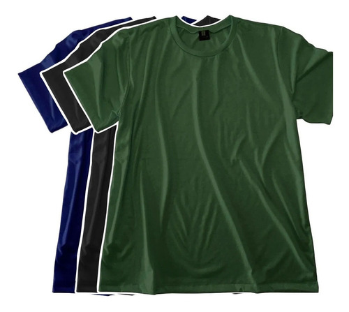 Kit 3 Camiseta Plus Size Extra Grande Gg A G8 Unissex Casual
